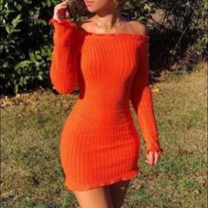 Off Should Sweater Dress